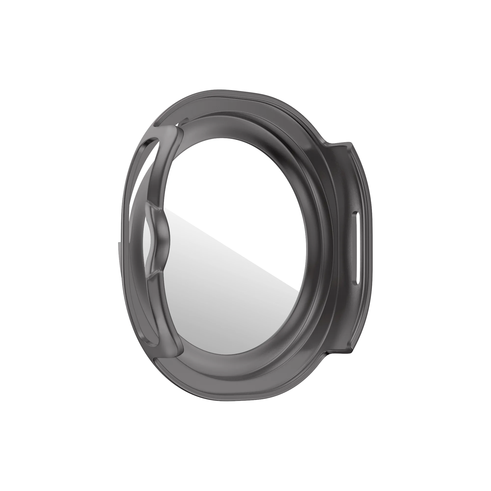 Bandz Samsung Galaxy Watch 8 Classic Bezel Cover with Glass (Titanium Grey/Orange)
