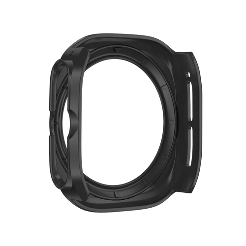 Bandz Coque PC bisel Samsung Galaxy Watch Ultra (noir /orange)