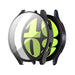 Coque rigide en verre PC Samsung Galaxy Watch 6 - 44mm (noir)