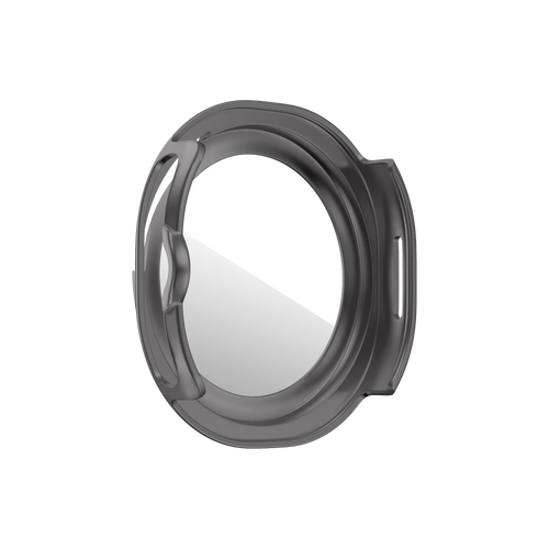 Bandz Coque Bezel avec verre Samsung Galaxy Watch 8 Classic (gris titane/blanc)