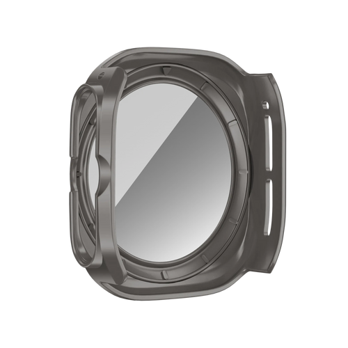 Bandz Coque PC avec verre Samsung Galaxy Watch Ultra (gris titane)