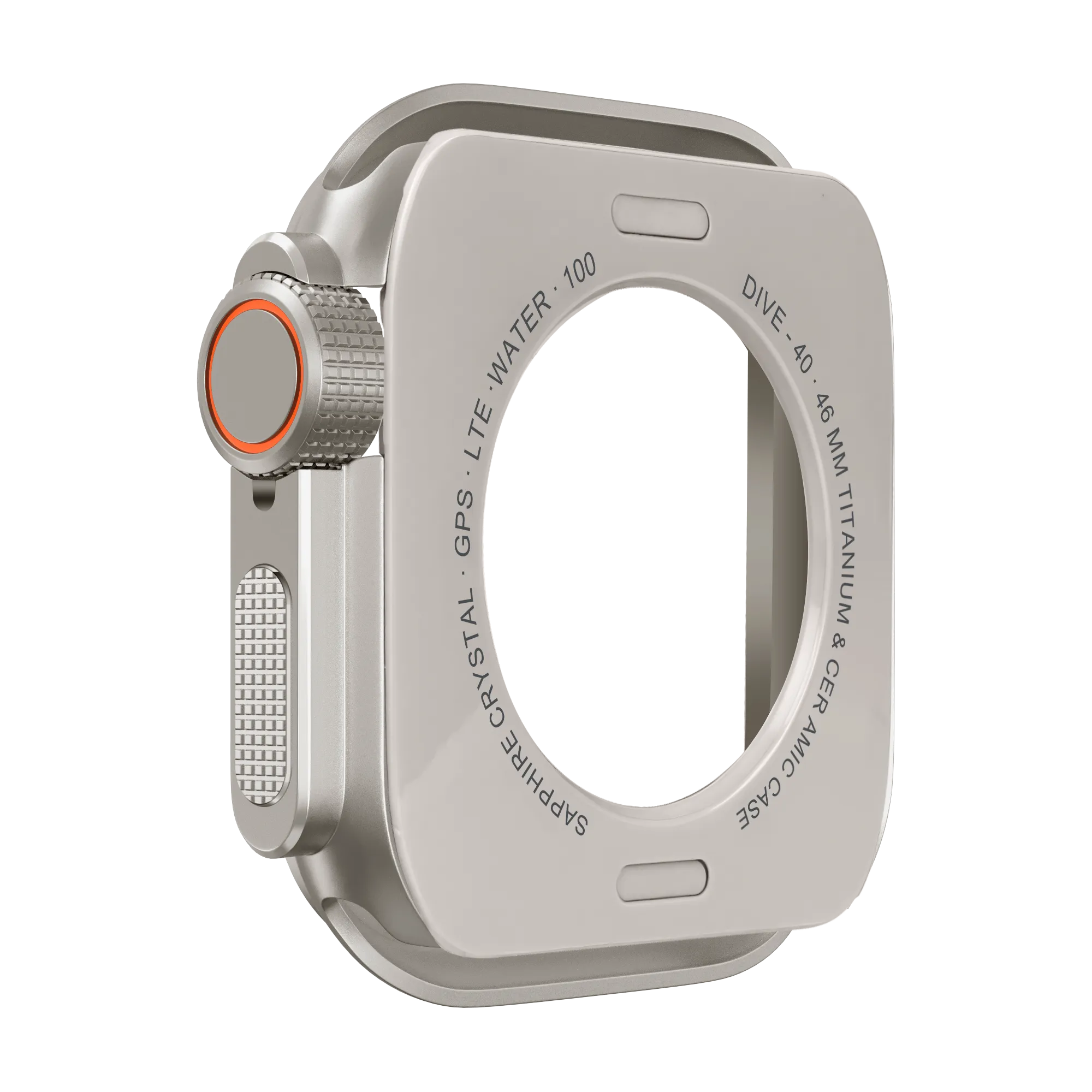 Bandz Coque métallique Apple Watch (titane)