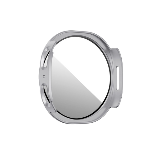 Bandz Samsung Galaxy Watch 8 - 44mm PC Cover with Glass (Silver)