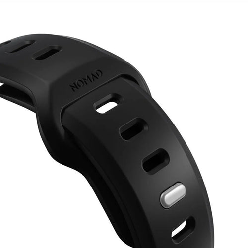 Nomad Bracelet silicone Tempo Apple Watch (noir)