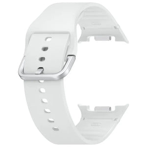 Silicone Sport Strap, white, without a watch, 3/4 front view