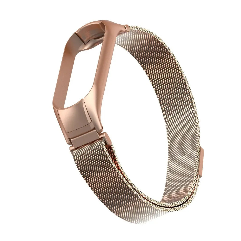Milanese Strap, bronze, without a watch, 3/4 front view