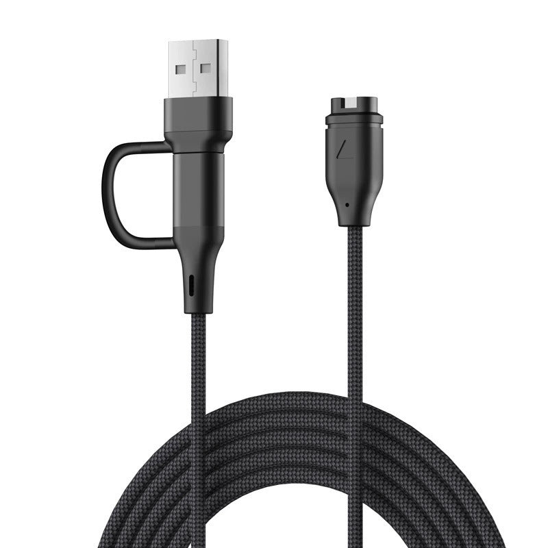 Strap-it USB-A & C 2in1 Braided Garmin Forerunner 55 Charger