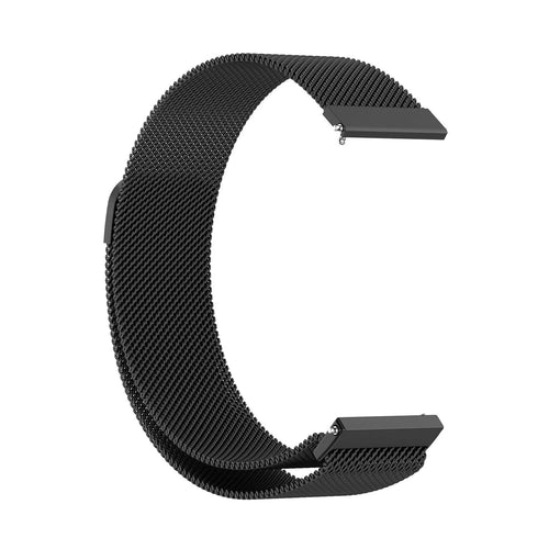 Milanese Strap, black, without a watch, 3/4 front view