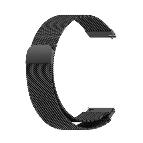 Milanese Strap, black, without a watch, 3/4 front view