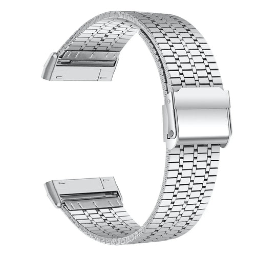 Fine Steel Strap, silver, without a watch, 3/4 front view