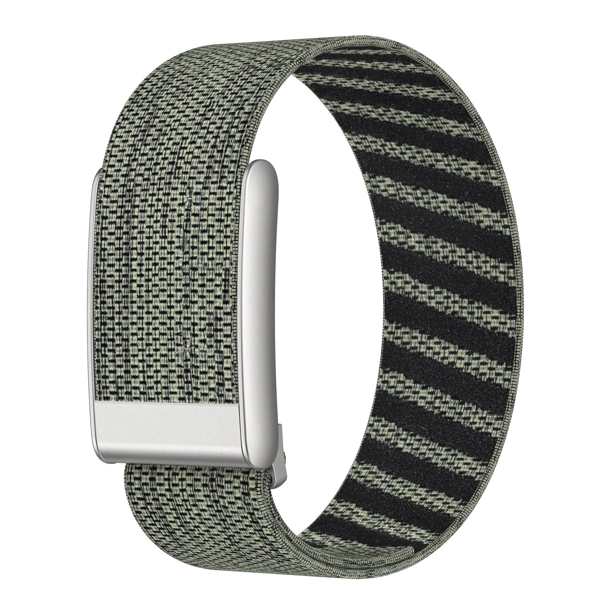 Bracelet nylon compatible avec Whoop MG (gris-vert)