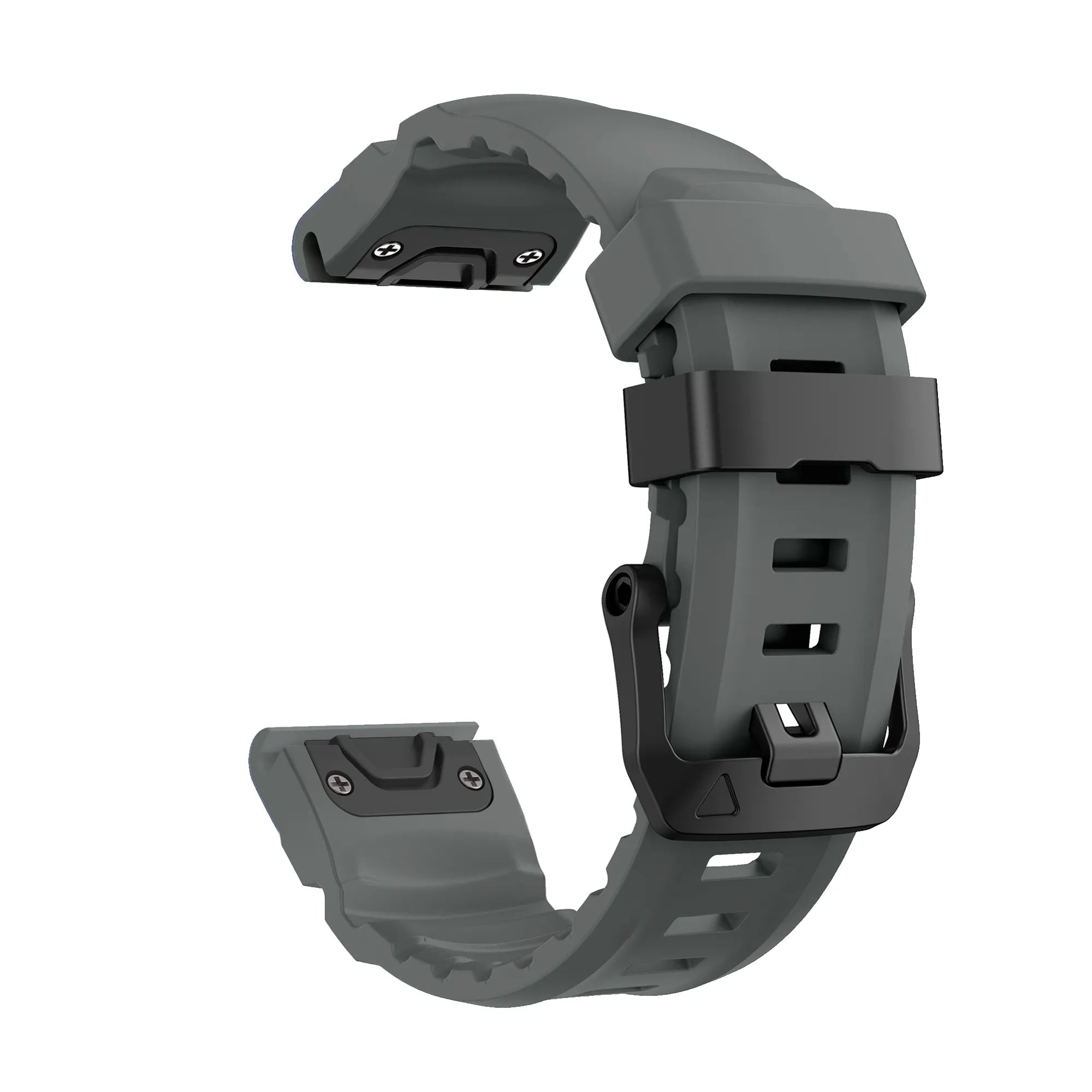 Garmin Quatix 3 / 6x / 7x Solar Trail Silicone Strap (Dark Grey)