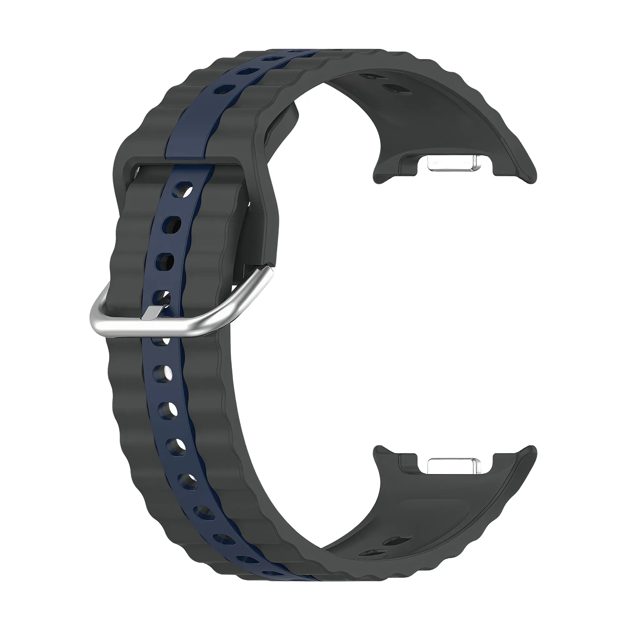 Samsung Galaxy Watch 8 - 40mm Dual Sport Strap (Dark Grey/Blue)
