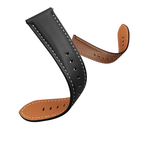Bracelet cuir premium Samsung Galaxy Watch 9 - 44mm (noir)