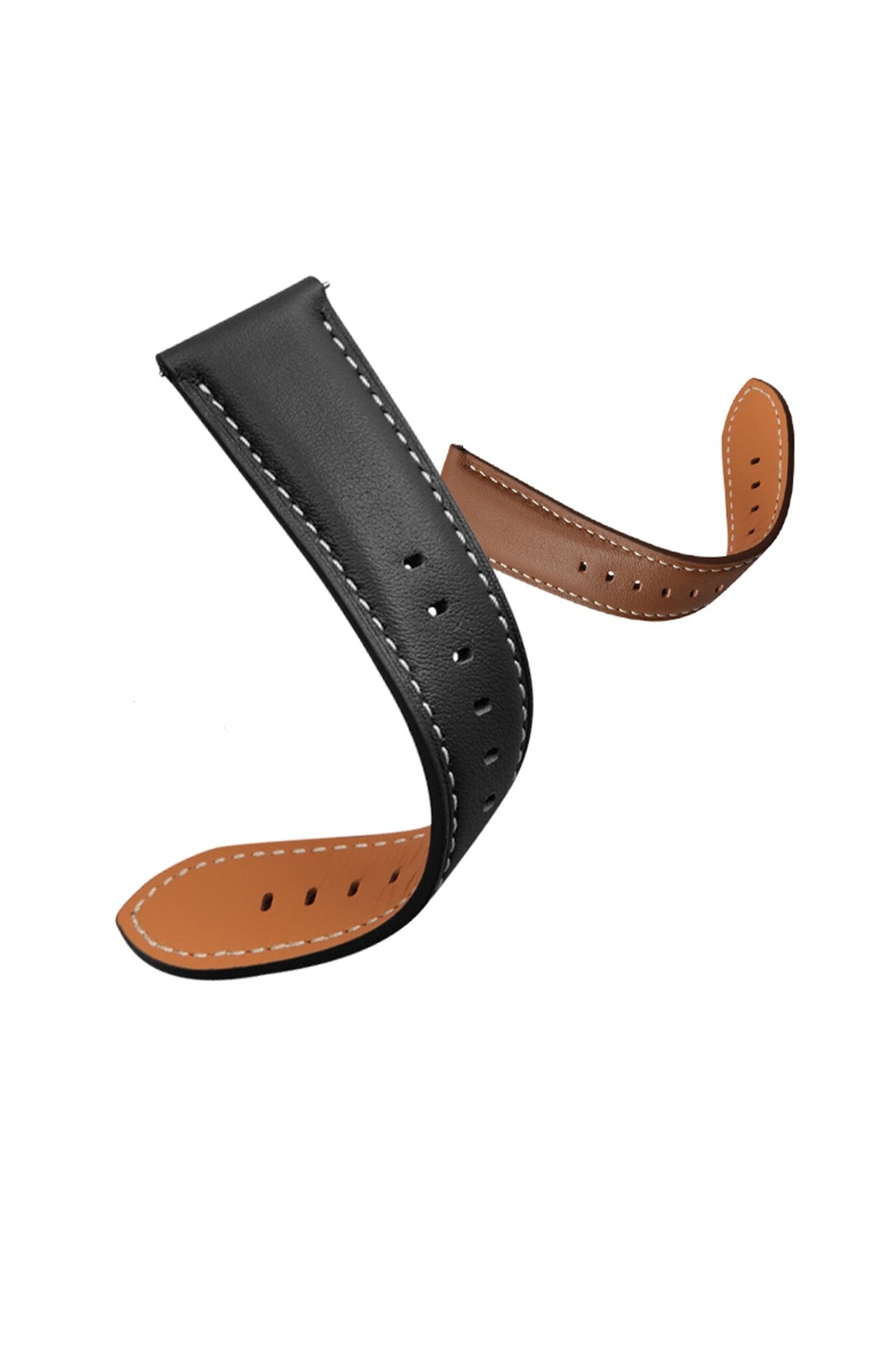 Samsung Galaxy Watch 9 - 40mm Premium Leather Strap (Black)