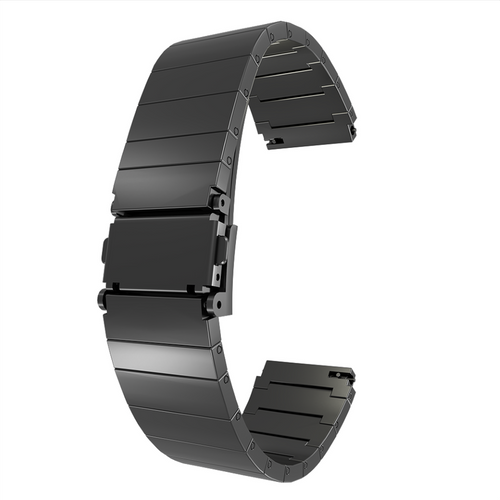Luxury Titanium Strap, graphite, without a watch, 3/4 front view