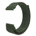 Bracelet montre 18mm nylon - universel (vert foncé)