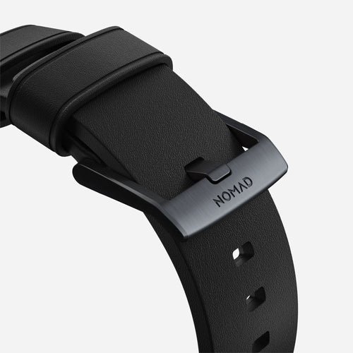 Silicone Active Pro Hybrid Strap, black, without a watch, 3/4 front view