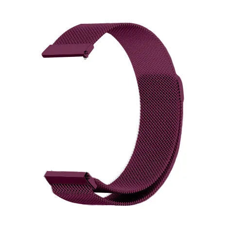 Milanese Strap, purple, without a watch, 3/4 front view