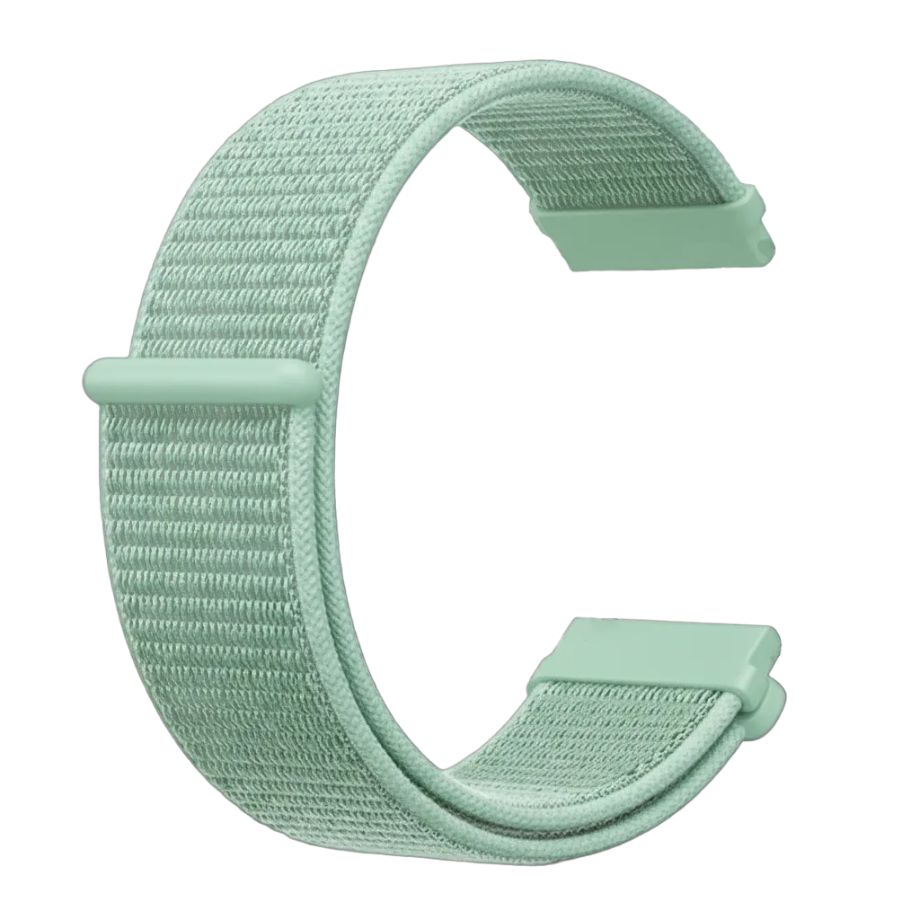 Bracelet nylon Fitbit Versa 3 (vert menthe)