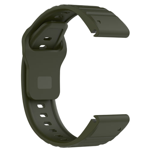 Bracelet silicone Outdoor Garmin MARQ (vert militaire)