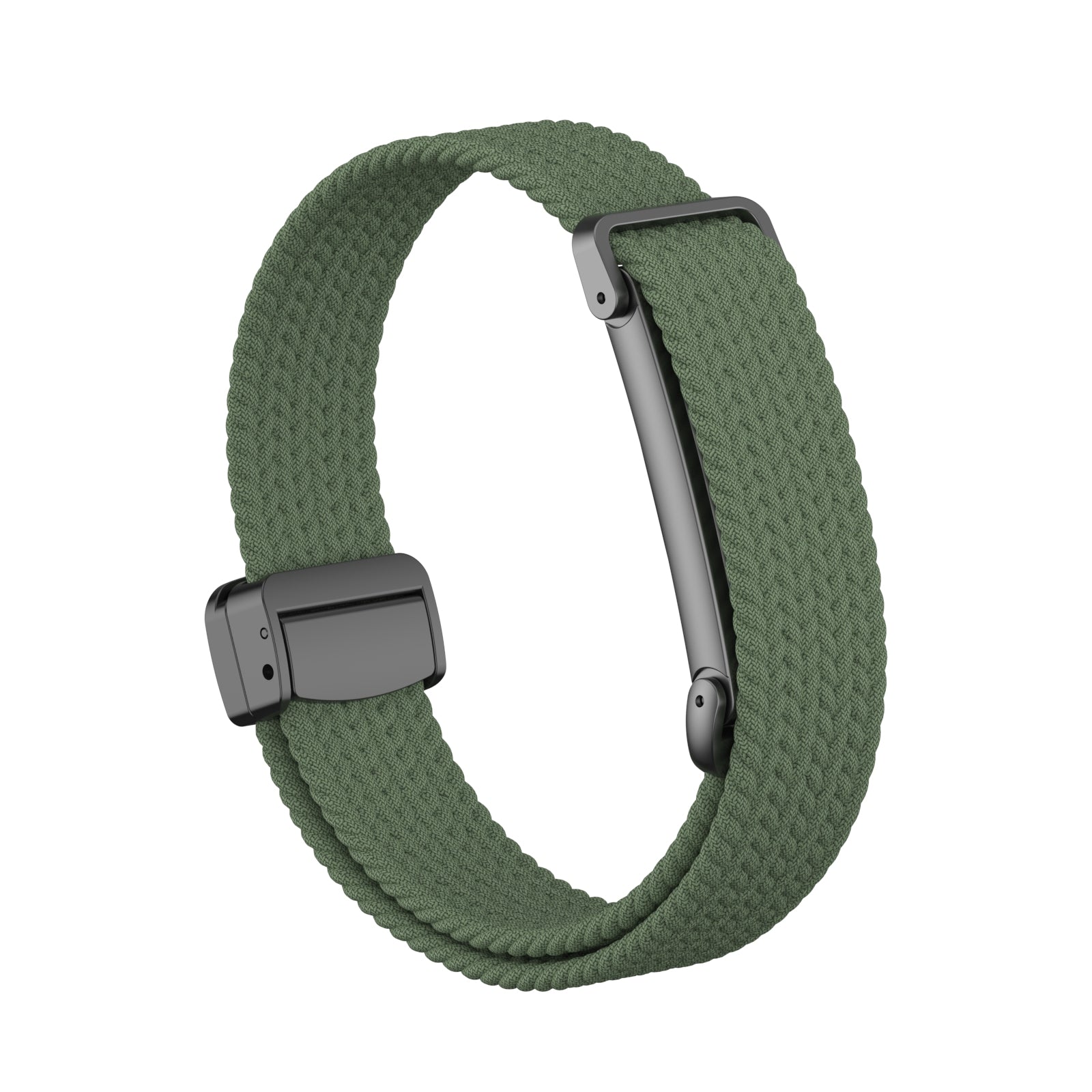 Bracelet tressé avec boucle en D Fitbit Air (vert militaire)