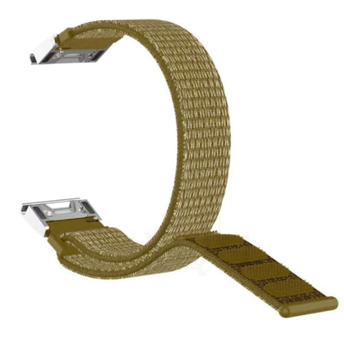 Nylon Strap, olive green, without a watch, 3/4 front view