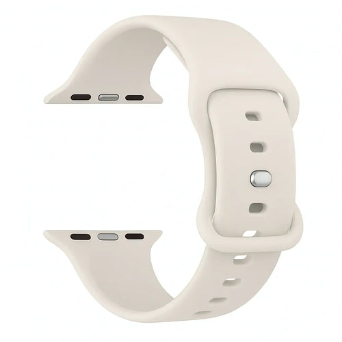 Bracelet silicone 'Classic' Apple Watch (beige)