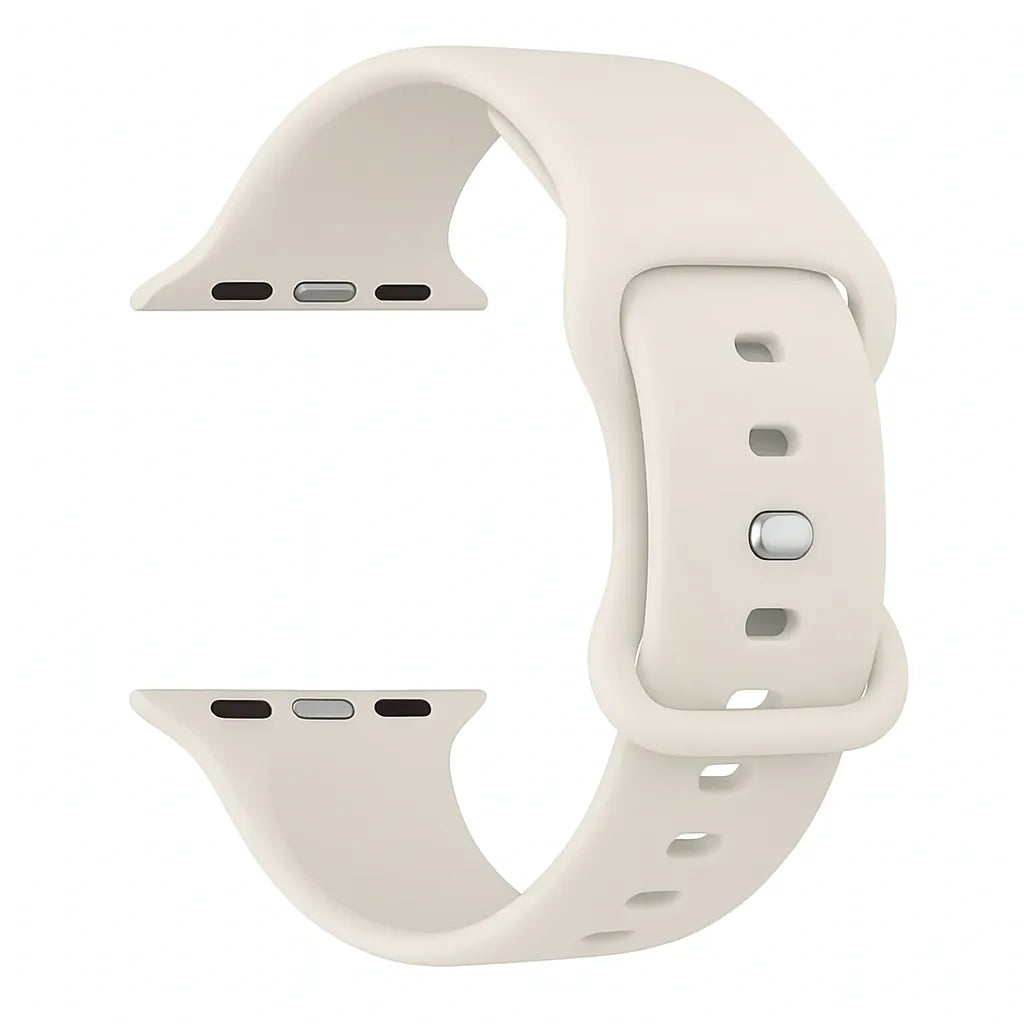Bracelet silicone 'Classic' Apple Watch (beige)