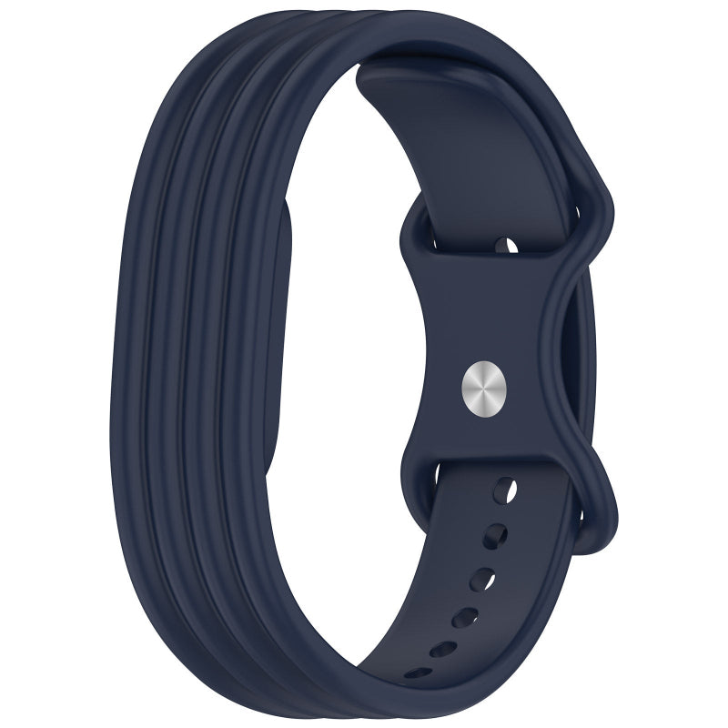 fitbit air silicone band dark blue