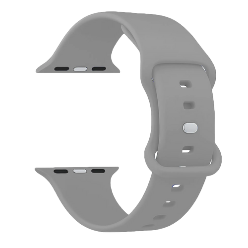 Bracelet Apple Watch silicone (gris)