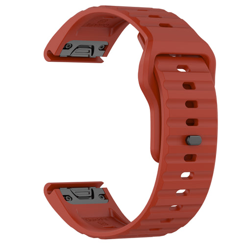Bracelet silicone outdoor Garmin Tactix 8 - 47mm (rouge)