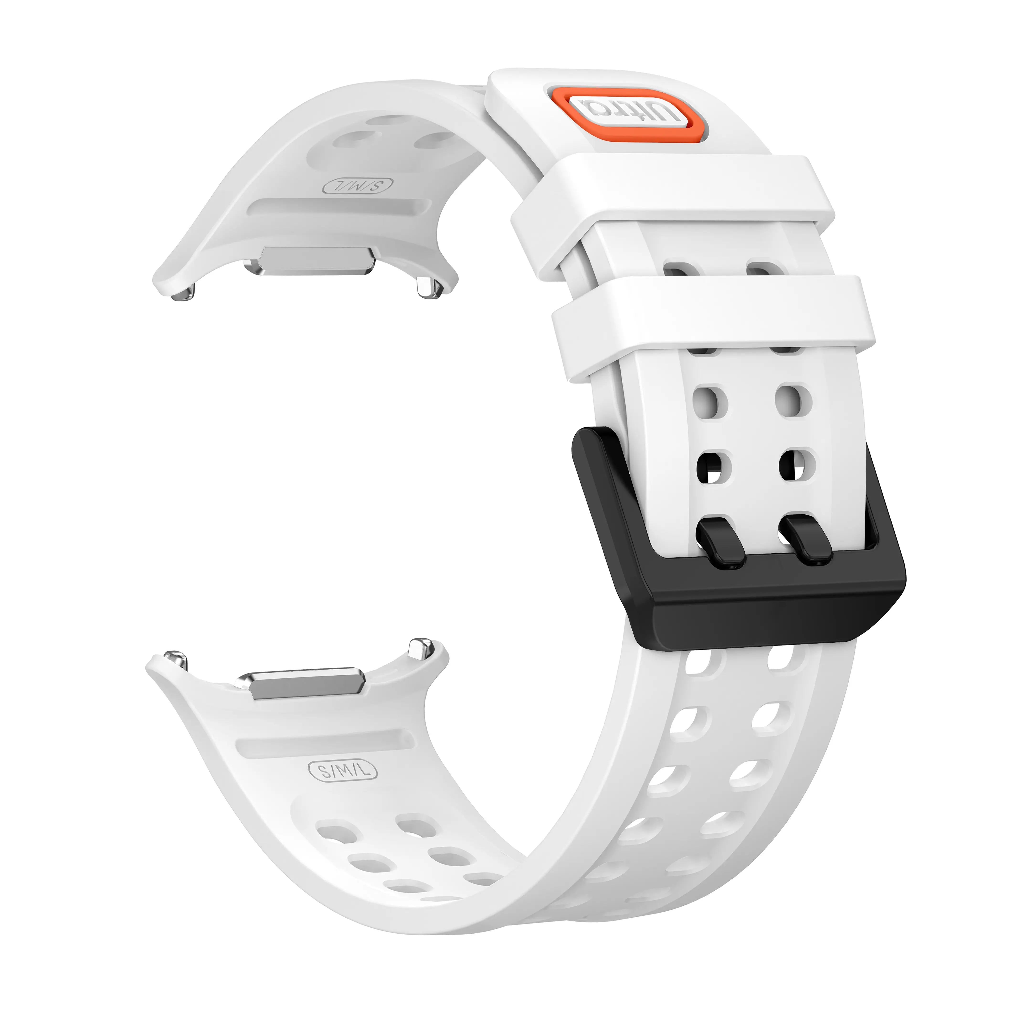 Bracelet silicone Samsung Galaxy Watch Ultra (blanc)
