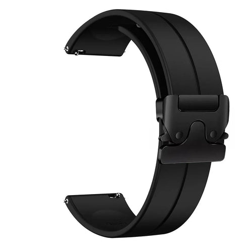Bracelet silicone Amazfit GTS 2 avec boucle P (noir)