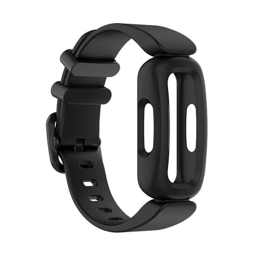 Silicone Strap, black, without a watch, 3/4 front view