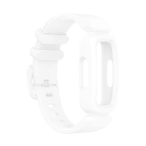 Silicone Strap, white, without a watch, 3/4 front view