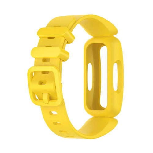 Silicone Strap, yellow, without a watch, 3/4 front view