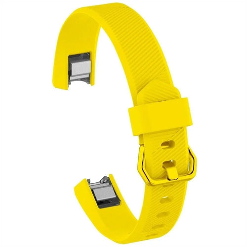 Silicone Strap, yellow, without a watch, 3/4 front view