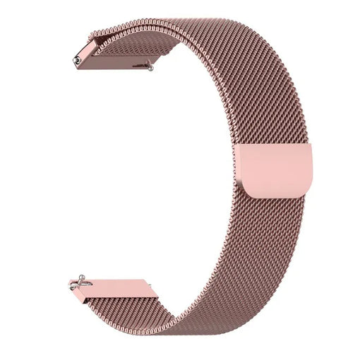 Milanese Strap, pink, without a watch, 3/4 front view