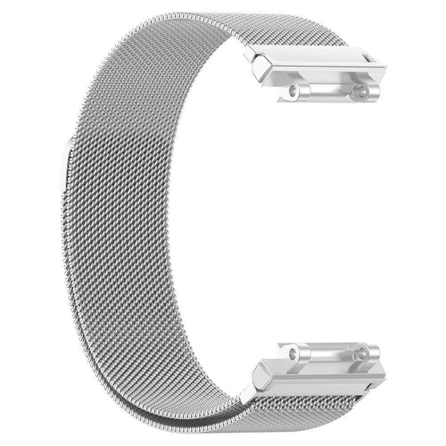 Milanese Strap, silver, without a watch, 3/4 front view