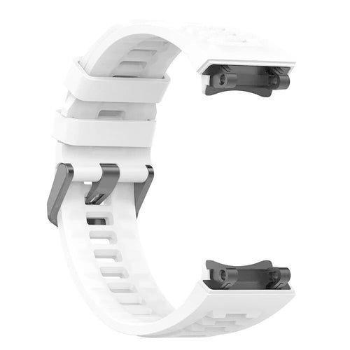 Silicone Strap, white, without a watch, 3/4 front view
