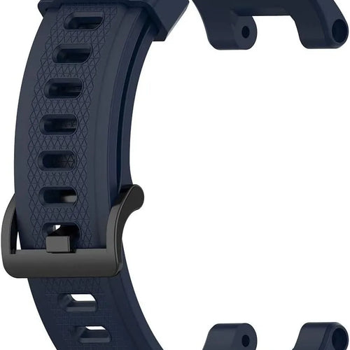 Silicone Strap, dark blue, without a watch, 3/4 front view