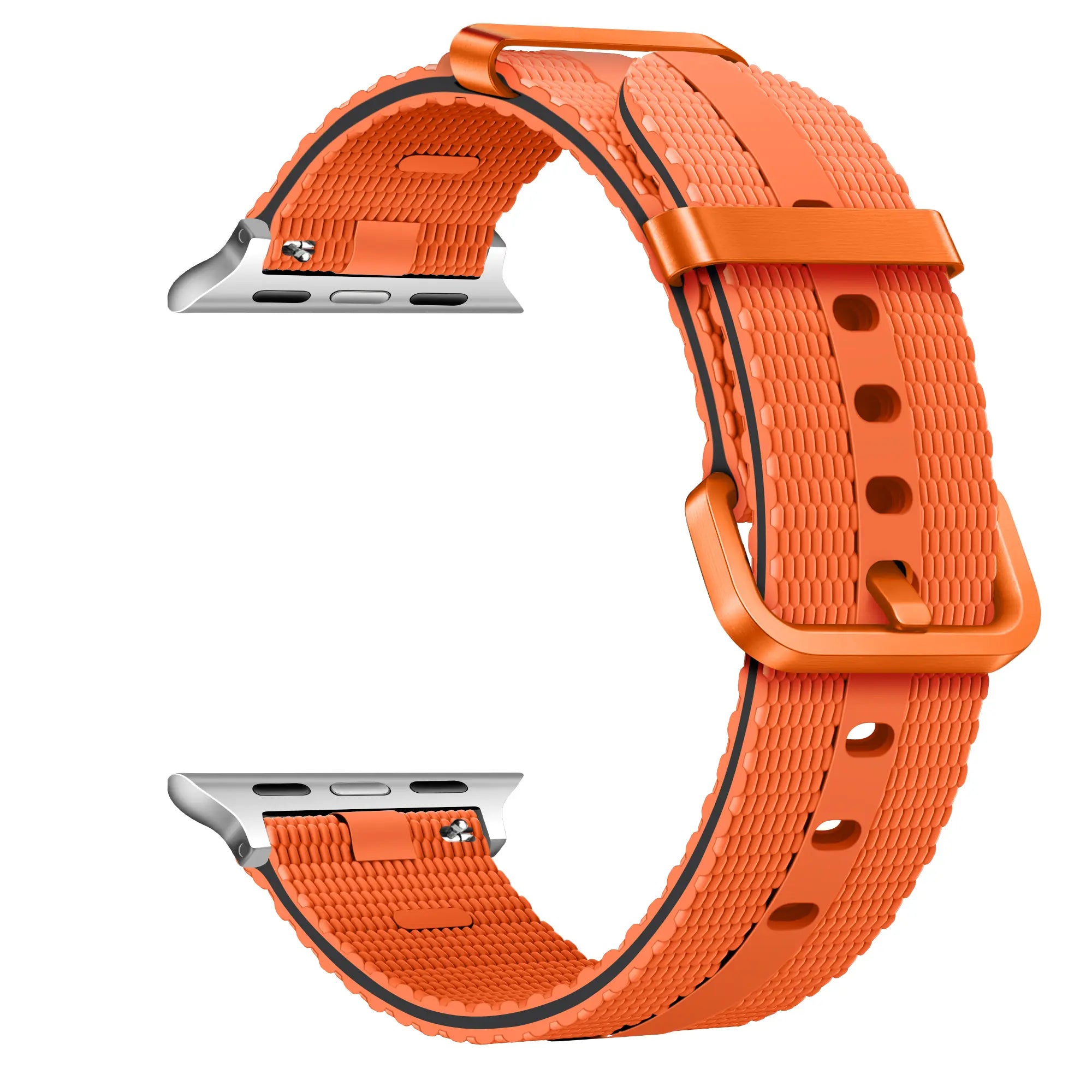 Bracelet active silicone Apple Watch (orange)