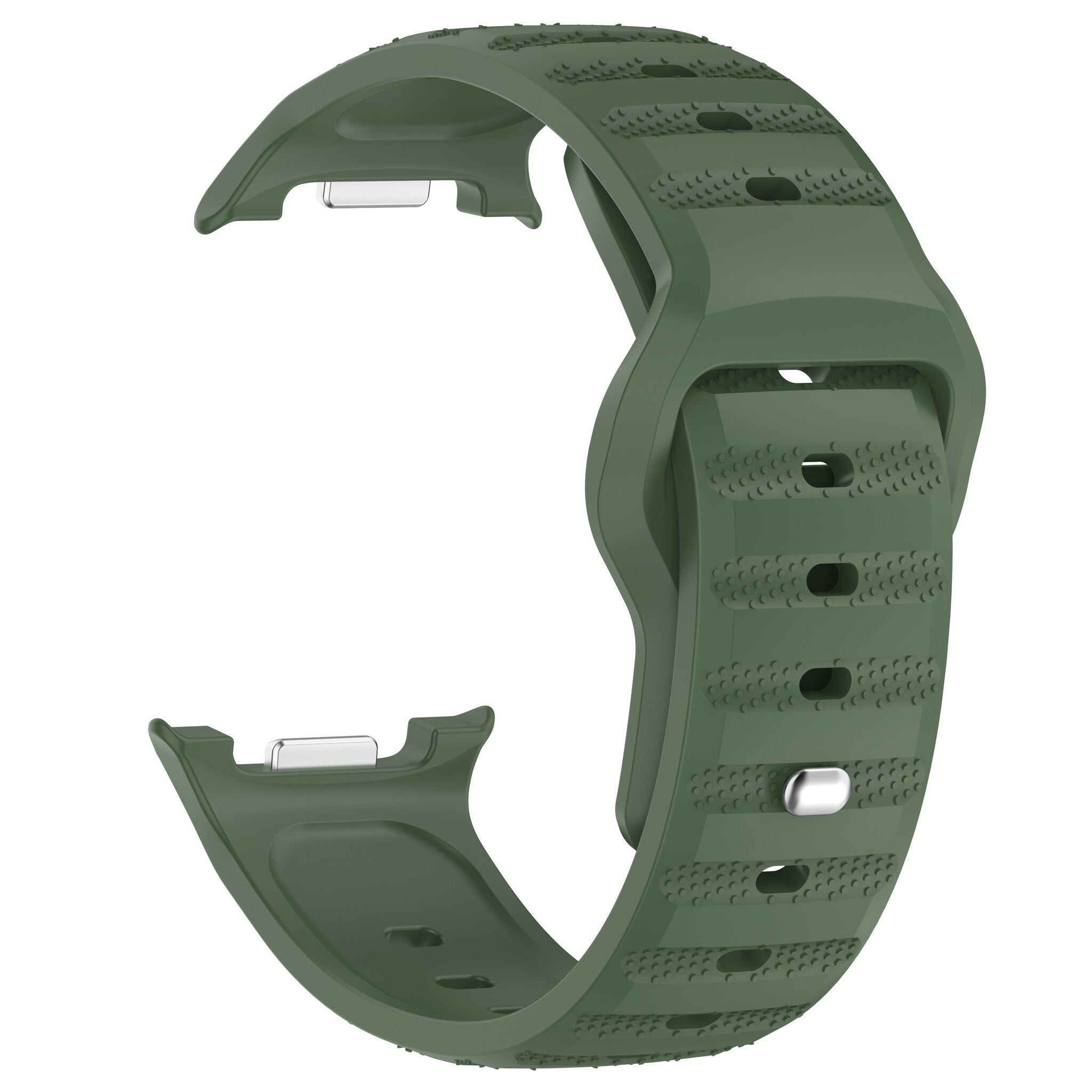 Bracelet silicone outdoor Samsung Galaxy Watch 8 - 44mm (vert militaire)