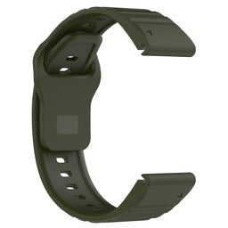 Bracelet silicone outdoor Garmin Instinct 3 - 50mm (vert armée)