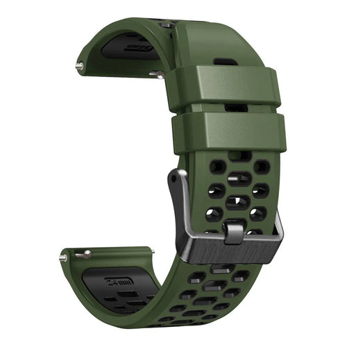 Nomad Bracelet sport avec boucle Coros (vert/noir)