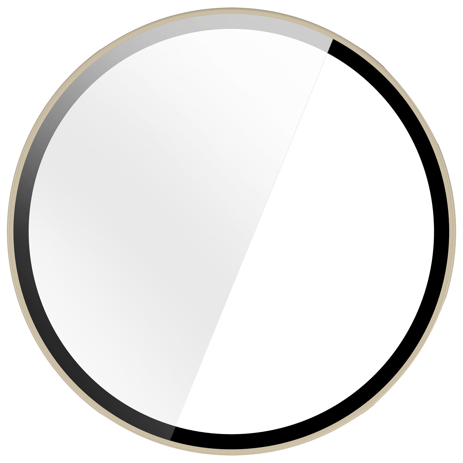 Coque PC avec verre Xiaomi Watch S4 - 41mm (beige)