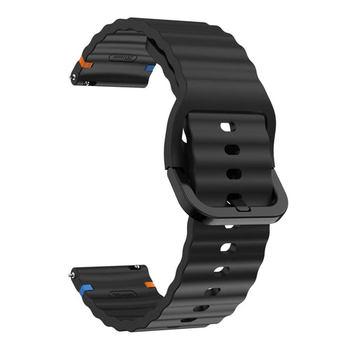 Bracelet silicone wave OnePlus Watch 3 (noir)
