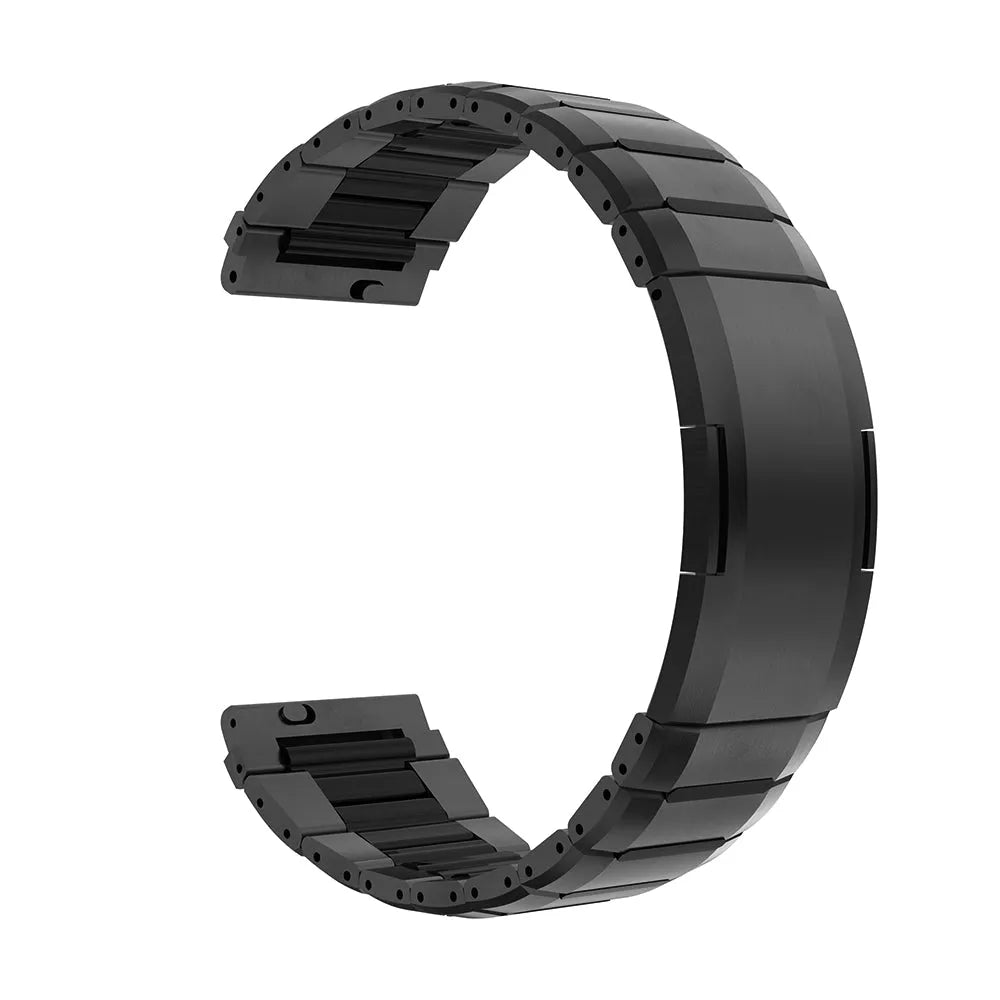 Bracelet acier hybride 'One Push' Oppo Watch X2 (noir)