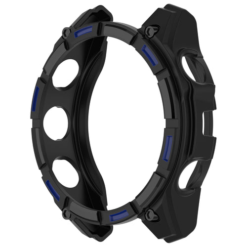 Coque TPU résistante Garmin Quatix 8 - 51mm (noir/bleu)